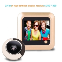 2.4 inch 240*320 Digital Door Doorbell LCD Color Screen 145 Degree Peephole Viewer Eye Doorbell Outdoor Door Bell anti theft