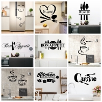 22 Styles Large Kitchen Wall Stickers Home Decor Decals Vinyl Sticker for House Decoration Accessories Mural Wallpaper Poster