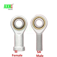 SI5 6 8 10 12 14 16 18 20 22 25 TK metric male left, female  right hand thread rod end Joint bearing  arbre et roulement   