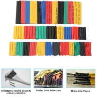 328pcs Set Polyolefin Shrinking Assorted Heat Shrink Tube Wire Cable Insulated Sleeving Tubing Set