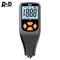 R&D TC200 Coating Thickness Gauge 0.1 micron/0-1500 Car Paint Film Thickness Tester Measuring FE/NFE Russian Manual Paint Tool