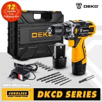 DEKO 12/16/20V MAX Cordless Drill Electric Screwdriver,18+1 Torque Settings,2-Speeds,3/8