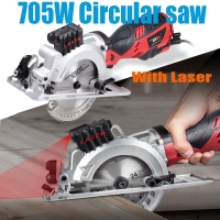 120V/230V 600W/705W Electric Power Tool Electric Mini Circular Saw With Laser multi-function Saw For Cutting Wood,PVC Tube, Tile