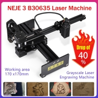 NEJE 3 405nm Laser Engraver Engraving Machine Wireless APP Control LaserGRBL Lightburn 32-Bit Fast Grayscale Engraver