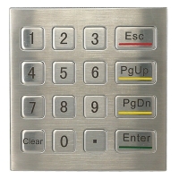 Stainless Steel Keypad With Matrix Interface for Kiosk/ Metal Keyboard for Electronic Locker Systems