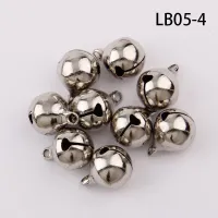Silver Gold Nickel Copper Jingle Bells Pendants Hanging Christmas Ornaments Christmas Decorations Party DIY Crafts Accessories
