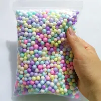 6-8mmm Colorful Mini Foam Beads Pellets Multi Color Foam Balls Polystyrene Styrofoam Filler Bubble Ball Wedding Party Decoration