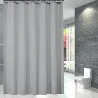 PEVA Bathroom Shower Curtain with Hooks 180x180cm Waterproof  Thickening Bath Curtain Home Shower Accessories