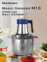 DecorLuxe Magic Grinder M13 Electric Chopper 500W 5L Stainless Steel Bowl Multifunctional Meat Grinders Kitchen Blenders
