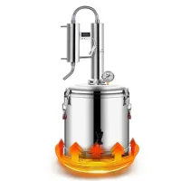 Home Electric 220V 30L／50L Small Wine Distiller Essential Oil Extractor Vodka Brewing Equipment Brewing Machine Pure Dew Distill