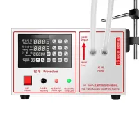 220v Home Large Flow Filling Machine CNC Liquid Filling Machine Wine Water Automatic Small Beverage High Precision Liquor Fillin