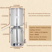 Household 220v Household Brewer Steaming Equipment Intelligent Automatic Shochu Wine Distillation 304 Stainless Steel