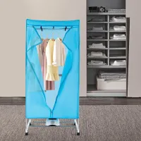 Portable Dryer 110V 1000W Electric Clothes Dryer Machine Double Layer Stackable Clothes Drying Rack for Apartments RV Laundry