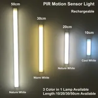 USB Rechargeable Motion Sensor LED Cabinet Light for Kitchen Bedroom Wardrobe Induction Wireless Night Lamp for Corridor Stairs