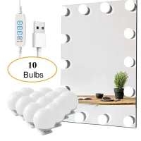 Mirror Light Bulbs Vanity Light USB Power Bathroom Dressing Table Lighting Dimmable LED Vanity Light For Makeup Mirror LED Light