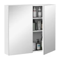 Kleankin Bathroom Mirrored Cabinet, 24