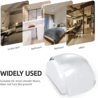 Transparent  Acrylic Door Stopper No Need Punch Self Adhesive Mute Collision Door Holders for Home Office Protect Wall Furniture