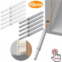 10Pcs Hidden Soft Quiet Close Closer Concealed Cabinet Rebounder Kitchen Cupboard Dampers Buffers Drawer Furniture Door Stopper