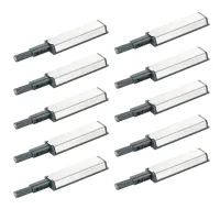 10 Pack Magnetic Push Latches for Cabinets Push to Open Cabinet Hardware Push Touch Latch Kitchen Door Push
