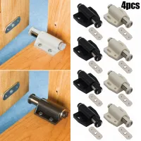 4Pcs Single Magnetic Pressure Push To Open Touch Latch Cabinet Doors Rebound Single Touch Magnet For Home Hardware Accessories