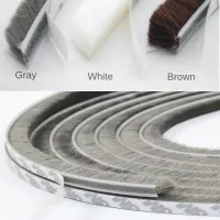 10 Meter Self-adhesive Sealing Wind-proof Brush Strip Home Door Window Sound Insulation Dust Strip Weather Stripping