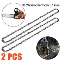 1/2Pcs 14/16 Inch Chainsaw Chain 52/55/57 Drive Electric Saw Accessories Replacement Chainsaw Saw Chain 3/8