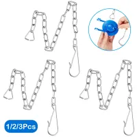 1-3Pcs Stainless Steel Toilet Flapper Lift Chain Toilet Chain Replacement Kit Universal Toilet Bowl Flush Chain for Most Toilet