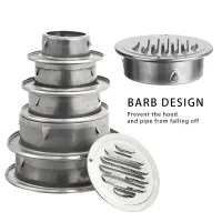 Stainless Steel Exterior Wall Air Vent Grille Various Size Round Ducting Ventilation Grilles Home Office Air Vent Prevent Pest