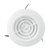 75-200mm Round Adjustable Wall Interior Vent ABS Ventilation Grille Vent Cover 75mm 100mm 125mm 150mm 200mm Vent Grill