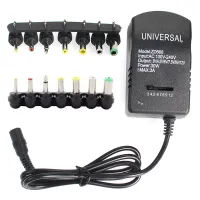 Adjustable Adapter Power Supply Charger Multi Voltage AC 220V TO  DC 3V 4.5V  6V 7.5V 9V 12V  EU US Converter Adapter Plug 7 30W