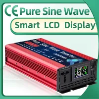 Pure Sine Wave Inverter 12V 220V 24V 110V 1000W 2000W 3000W 4000W 5000W DC To AC Portable Power Converter Car Solar Inverter
