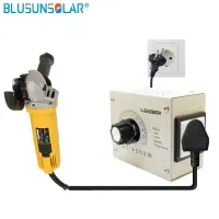 SCR Dimmer Portable Speed Temperature Light Voltage Adjustable Regulator AC220V 4000W Compact Voltage Controller