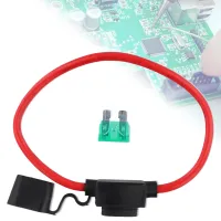 10 AWG Inline Fuse Holder with 5/20/30/40/50 A ATC Blade Fuses Waterproof Car Blade Fuse for Car Truck Boat Motorcycle