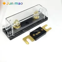 1Set ANL-H ANL-B Transparent Car Fuse Box ANL Fuse Holder Distribution in line 0 4 8 GA Positive With ANL Fuse Fusible 100A 200A