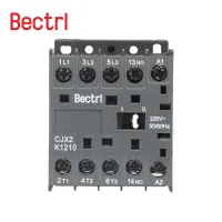 CJX2-K Mini AC Contactor Din Rail 3P 3main 1NO/3main 1NC Coil Voltage 220V 50/60Hz 6A 9A 12A
