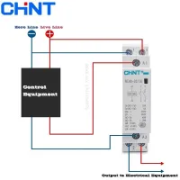 Original CHINT NCH8-20 NCH8-25 20A 25A 63A Din Rail Household AC Modular Contactor for Home 2NO 2NC 1NO 1NC 4NO 220V/230V