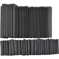 127pcs Heat Shrink Tubing 2:1, Electrical Wire Cable Wrap Assortment Electric Insulation Heat Shrink Tube Kit (7 Sizes)