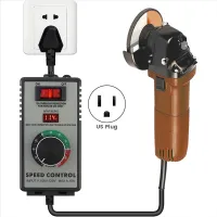 LJL AC Motor Speed Controller Variable Speed Controller Fan Speed Controller For Motor Overload Protection US Plug