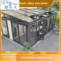 Durable and Stylish Aluminum Sunroom for Outdoor Living Space with Transparent Insulated PC Panels