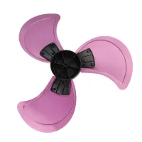 Office Use 16 Inch 36cm Aluminum Fan Blades Lightweight Aluminum Nut Cover Included High Temperature Resistance