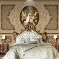 European Retro Art Luxury Photo Wallpapers Mural For Walls 3D Living Room TV Sofa Background Wall Covering Home Decor Wall Cloth