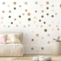 Color Dot Wall Stickers for Removable Waterproof Bedroom Living Room Window Home Decoration Wall Decor