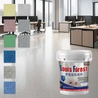 High-Gloss Marble Effect Epoxy Floor Coating, Louis Forest Epoxy Floor Paint, Garage Floor Paint, Floor Paint, Waterproof