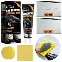 120ml Car Polish Scratch Remover Remove Stains Car Paint Scratch Repair Cleaning Kit Quick Fix Paint Repair Polishing Wax