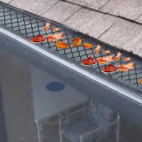 1 pc Gutter Guard Mesh, Leaf Blocking Net, Plastic Mesh, Fence Mesh, Placing Sewer Clogs