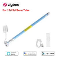 Smart Roller Shade Motor Electric Motorized Zigbee Recharge Motor for 17 25 28mm Tube Roller Shade Blind Motor Alexa Google
