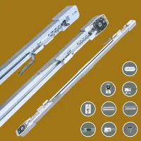 LifeLibero Fast Custom Electric Curtain Track Rails For Tuya Smart Curtains Or Dt82tv Motor Home Customizable Ziptrack Railway