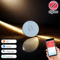 Zigbee Smart Life Vibration Sensor Detection Tilt XYZ Axis Sensor Tuya App Notification Real-Time Motion Shock Alarm Record
