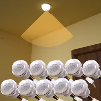 110V 220V Mini Motion Sensor Pir Infrared Motion Sensor Smart Switch Sensor  Smart Home Human Body Automatic Sensor Night Lamp