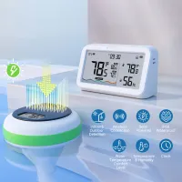 INKBIRD Solar Wireless Pool Thermometer 300m Ultra-Long Transmission Distance Pool Thermometer with Indoor Temp Humidity Monitor